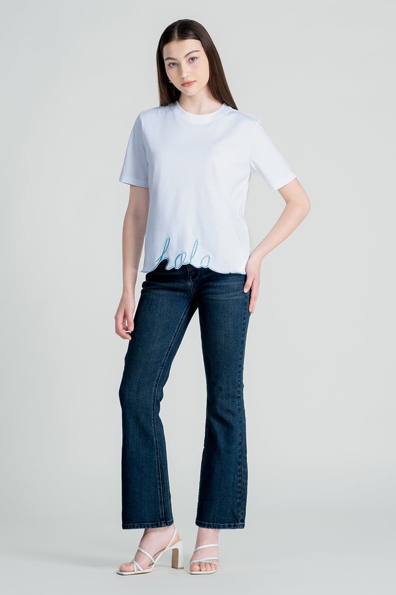 Áo Thun Freelancer Thêu Chữ “Hola” FWTS25SS11G