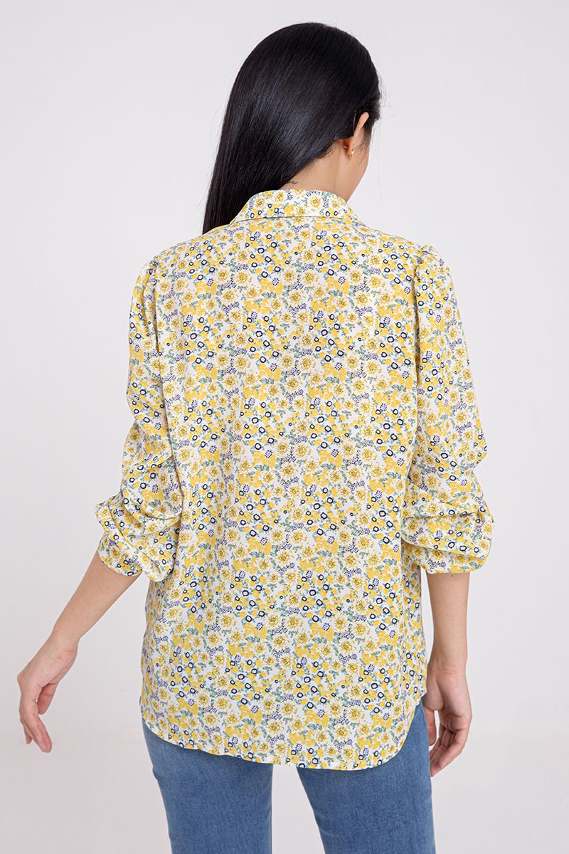 Áo sơ mi nữ họa tiết hoa nữ tính FWWS21SS04C