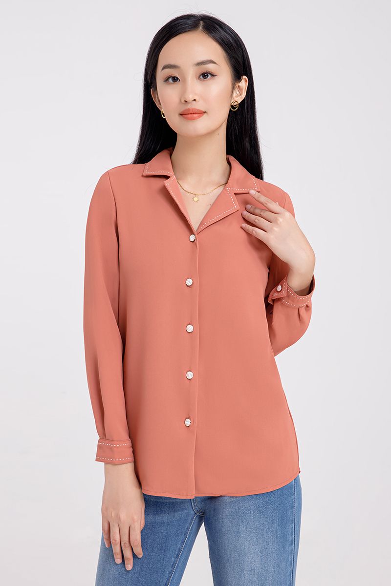 Áo sơ mi nữ basic FWWS21SS26C