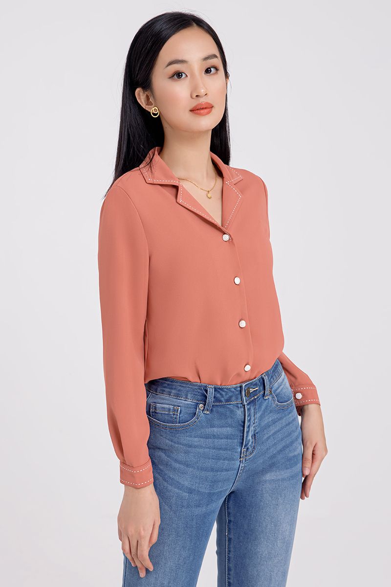 Áo sơ mi nữ basic FWWS21SS26C