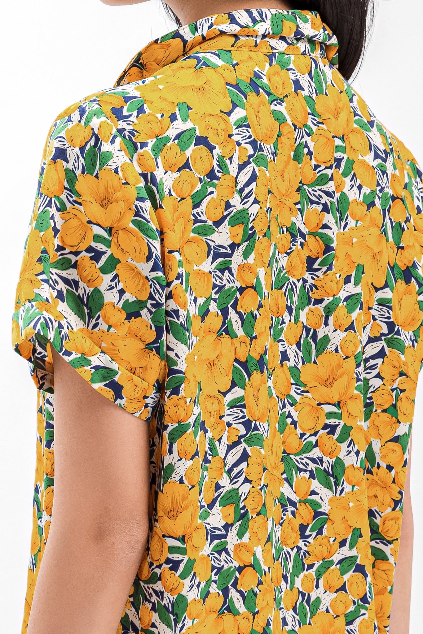 Áo Sơ Mi Nữ Tay Ngắn Họa Tiết In Hoa FWWS21SS28C