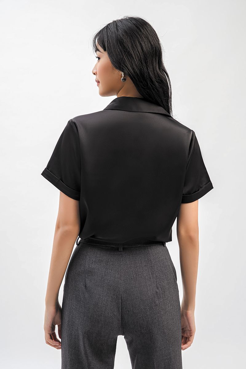 Áo sơ mi nữ tay ngắn basic FWWS21SS30C