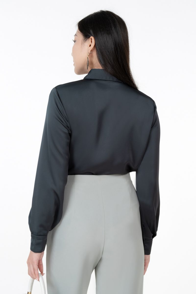 Áo sơ mi nữ tay dài thanh lịch FWWS22SS09L