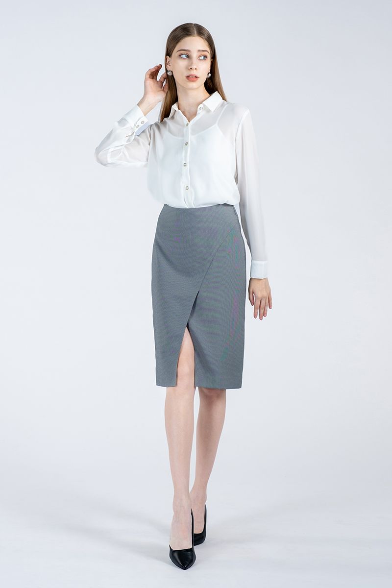 Áo sơ mi nữ tay dài 2 lớp FWWS22SS11C