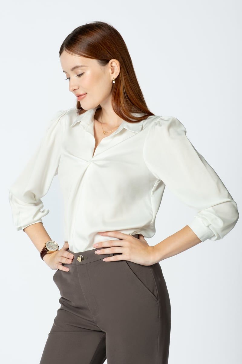 Áo Sơ Mi Nữ Tay Dài Thanh Lịch FWWS23FH02G