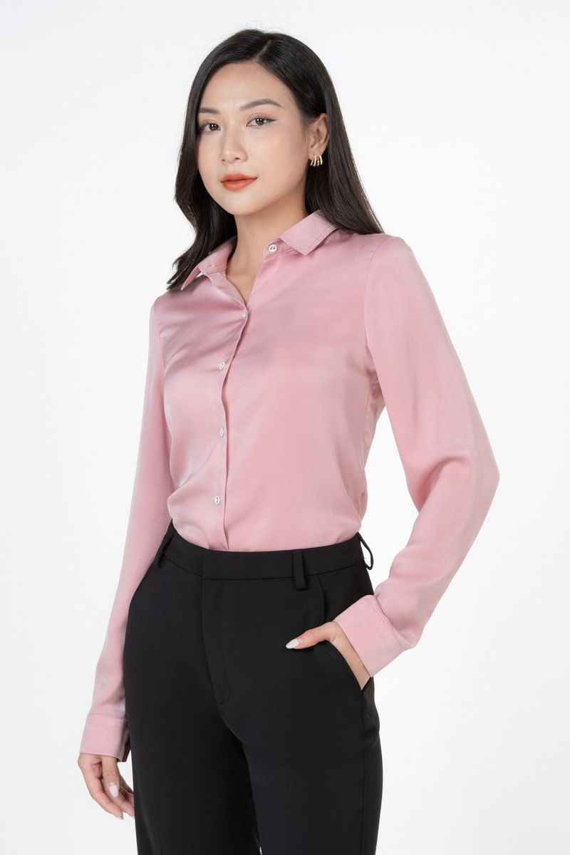  Áo Sơ Mi Nữ Tay Dài FWWS23SS04G 