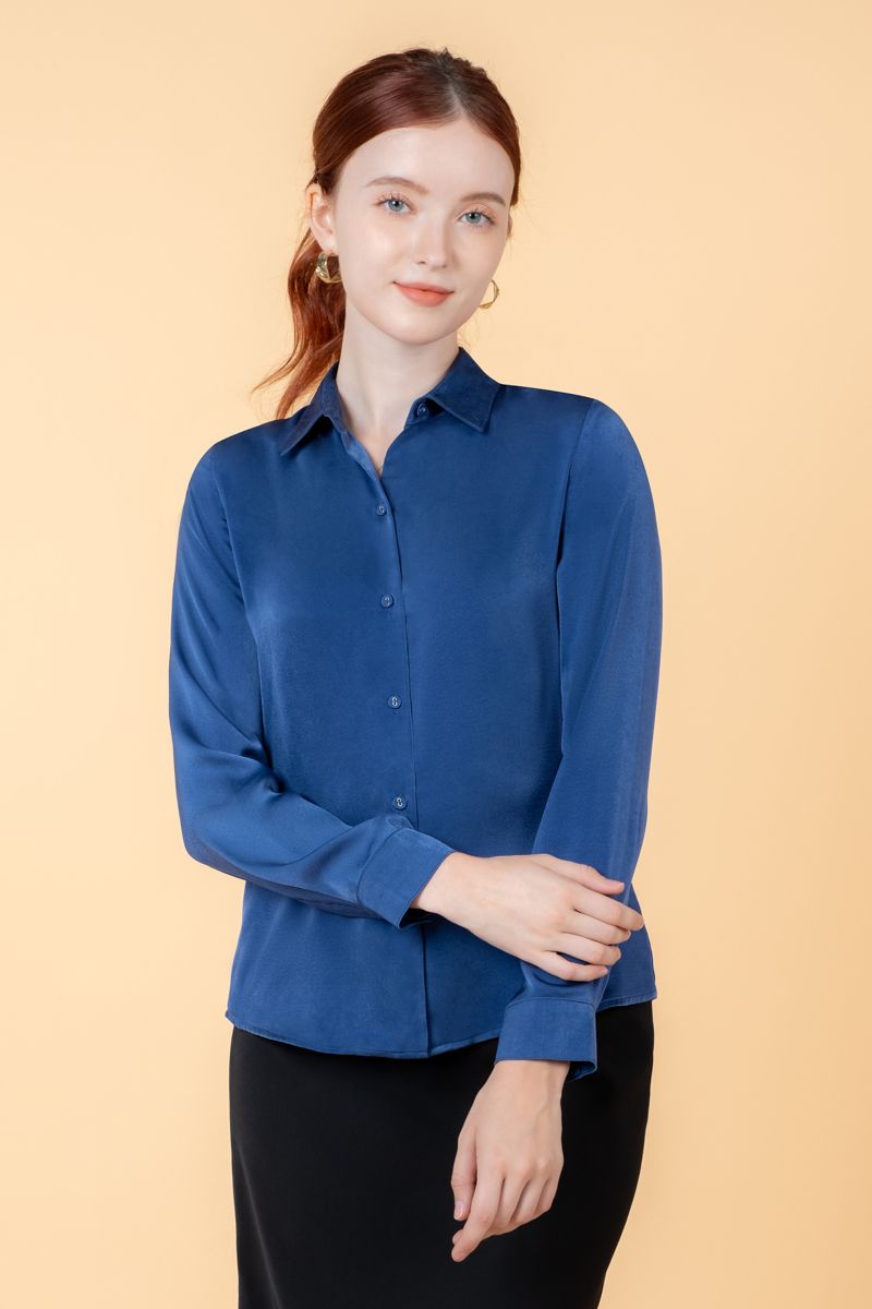 Áo Sơ Mi Nữ Tay Dài FWWS23SS04G