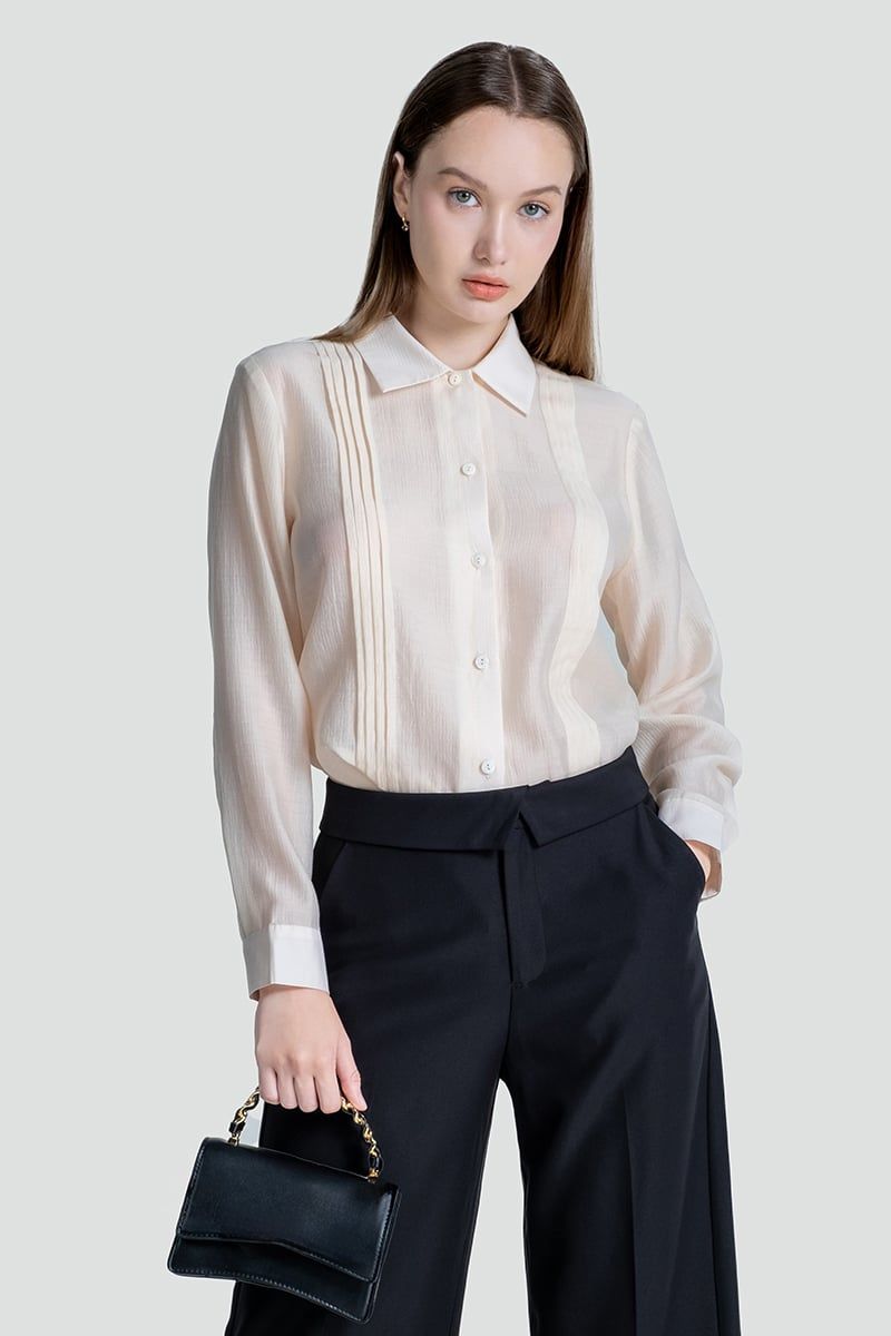 Áo Sơ Mi Nữ Tối Giản FWWS25SS02C