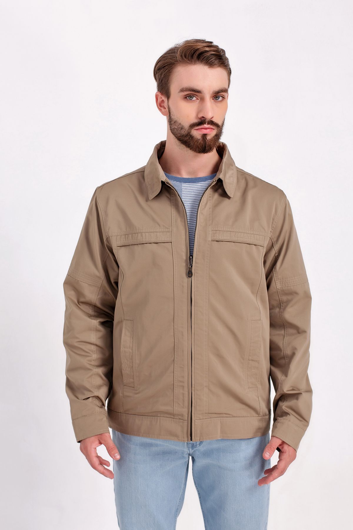 Áo khoác khaki cổ bẻ JK20FH05T-PA