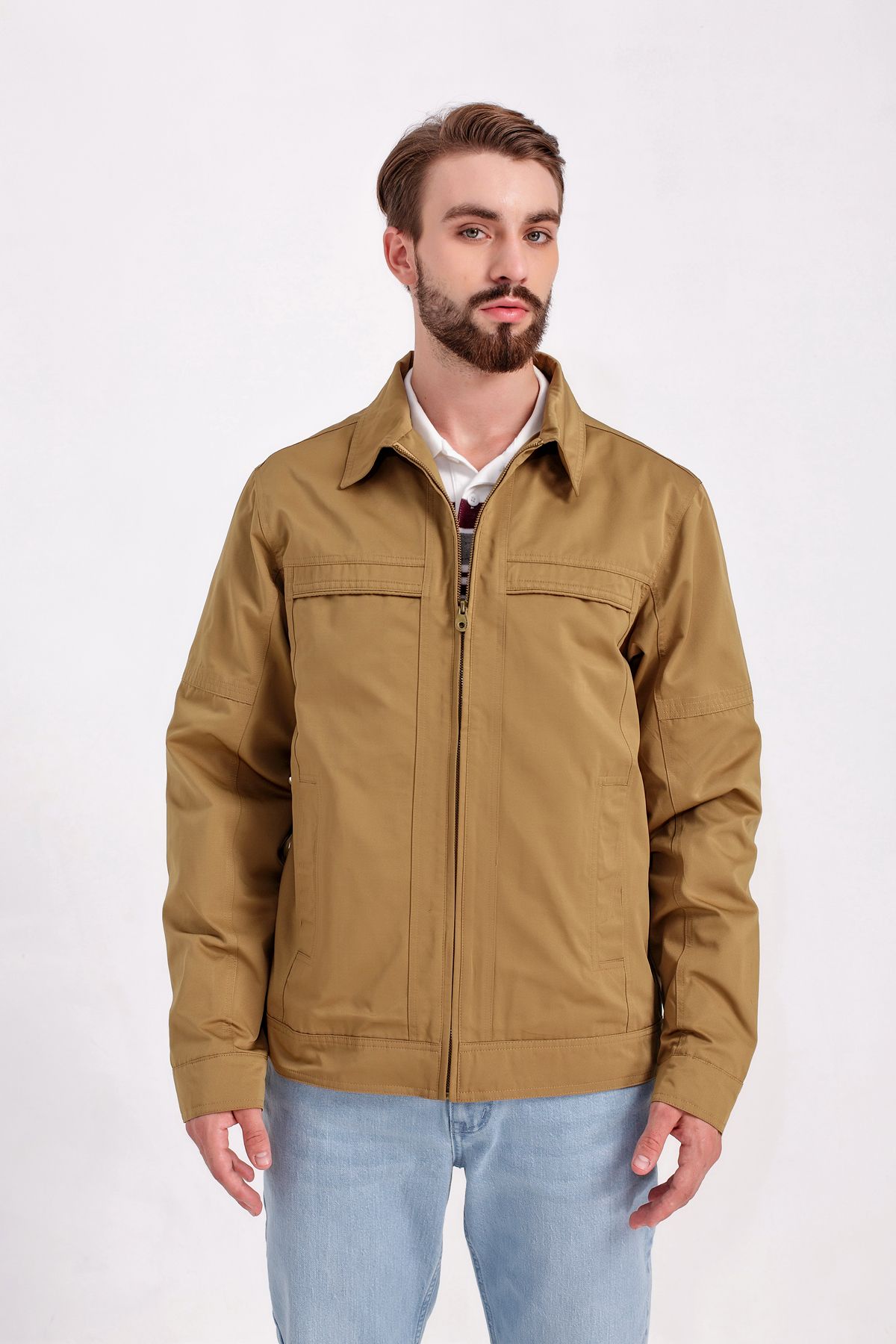 Áo khoác khaki cổ bẻ JK20FH05T-PA