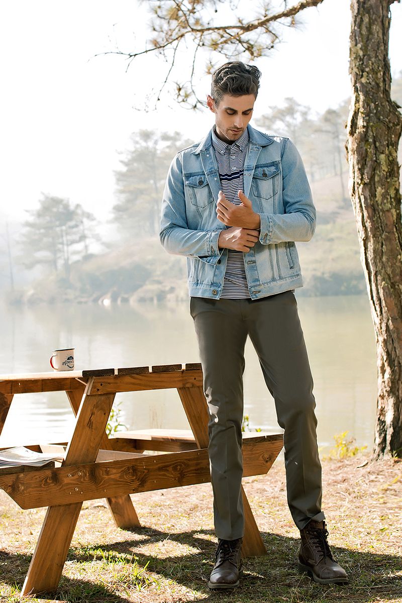 Áo Khoác Jeans nam JK21SS08C-JA