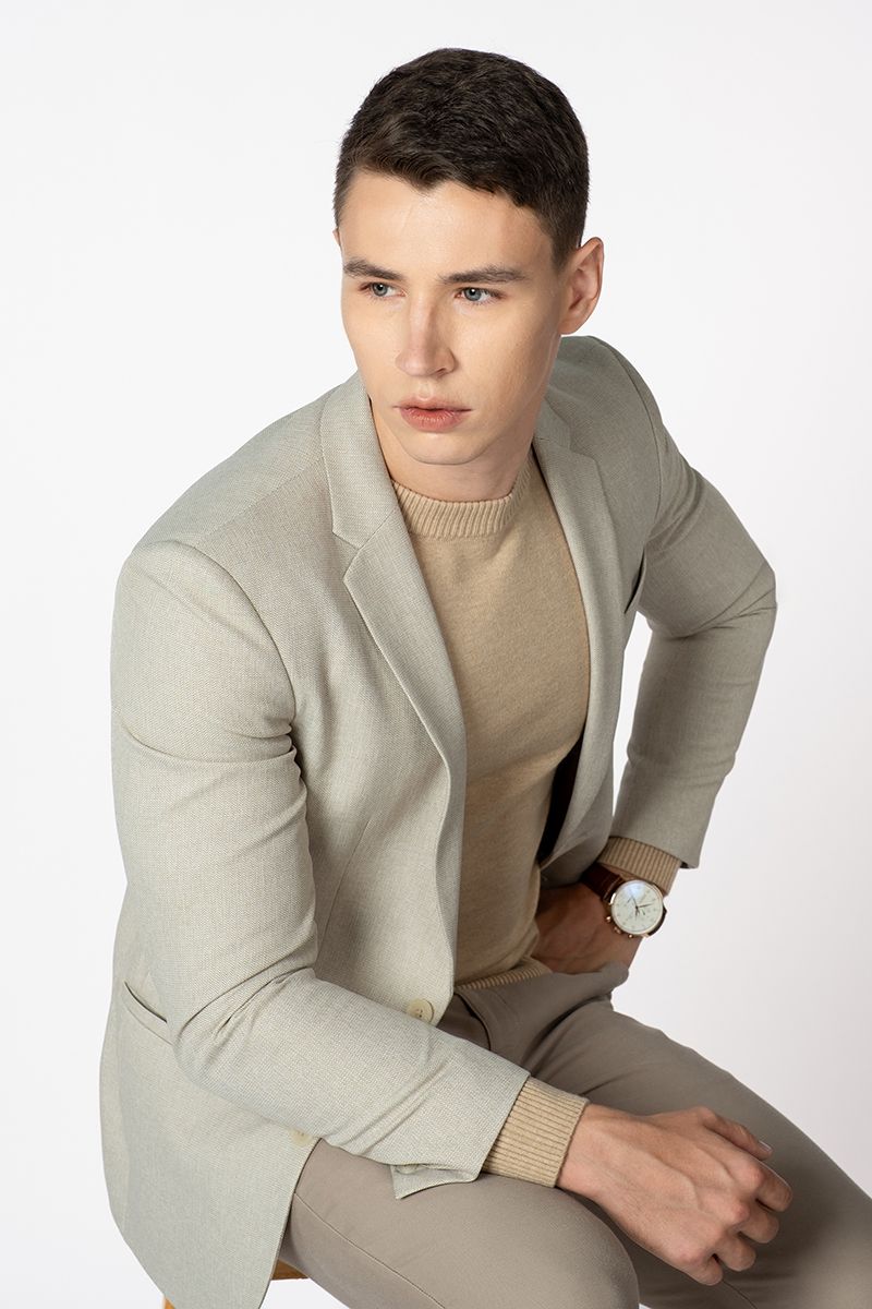 Áo Blazer Nam Dài Tay Lịch Lãm JK23FH10C-BZ