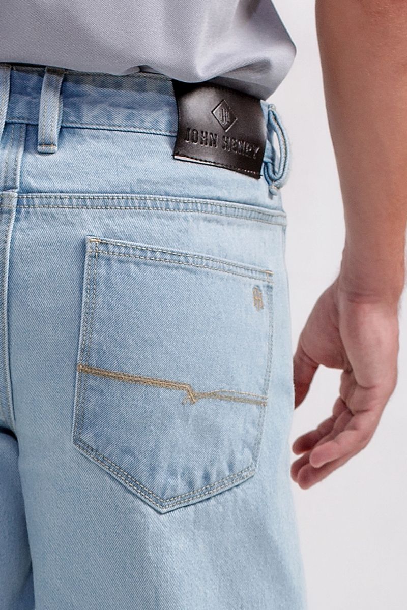 Quần jeans nam form rộng ống suông JN20FH14-CL