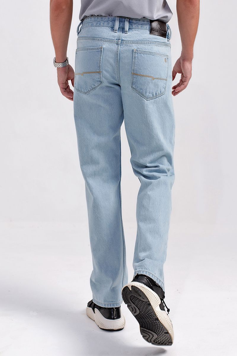 Quần jeans nam form rộng ống suông JN20FH14-CL