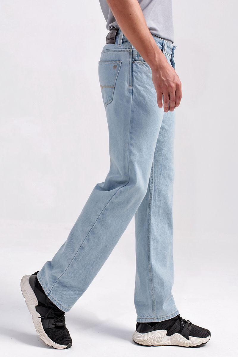 Quần jeans nam form rộng ống suông JN20FH14-CL