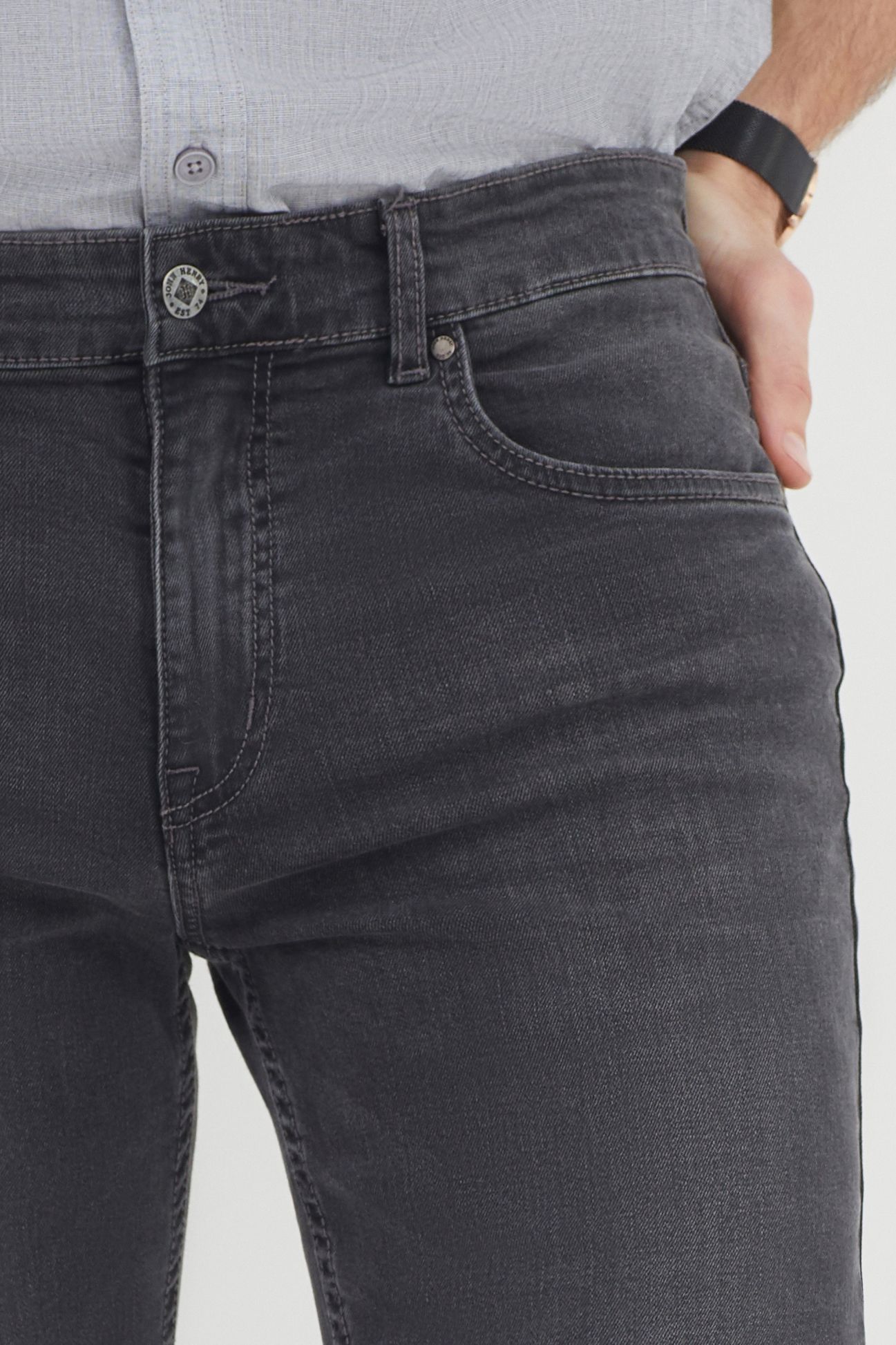 Quần jeans nam form ôm JN21SS33-SL
