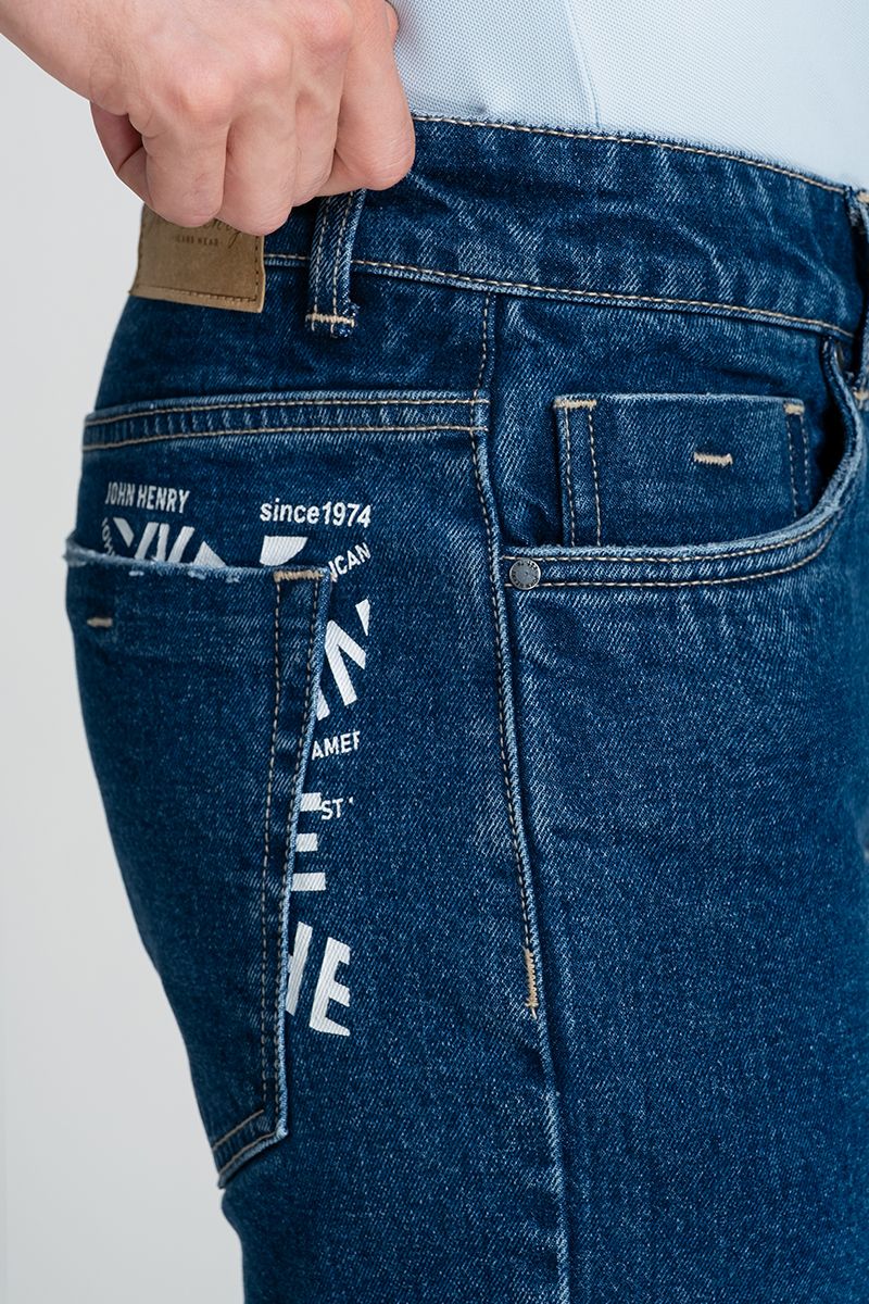 Quần Jeans Nam Form Rộng JN25SS31T-CL