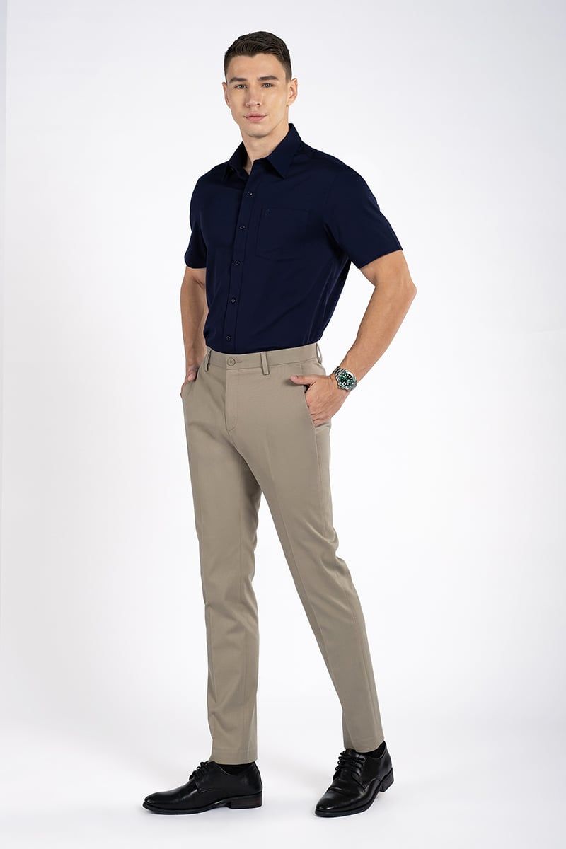 Quần Khaki Nam Form Ôm Lịch Lãm KP24SS04C-NMWF
