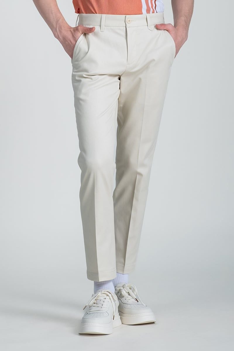 Quần Khaki Nam Form Ôm KP25SS06T-NMWFSL