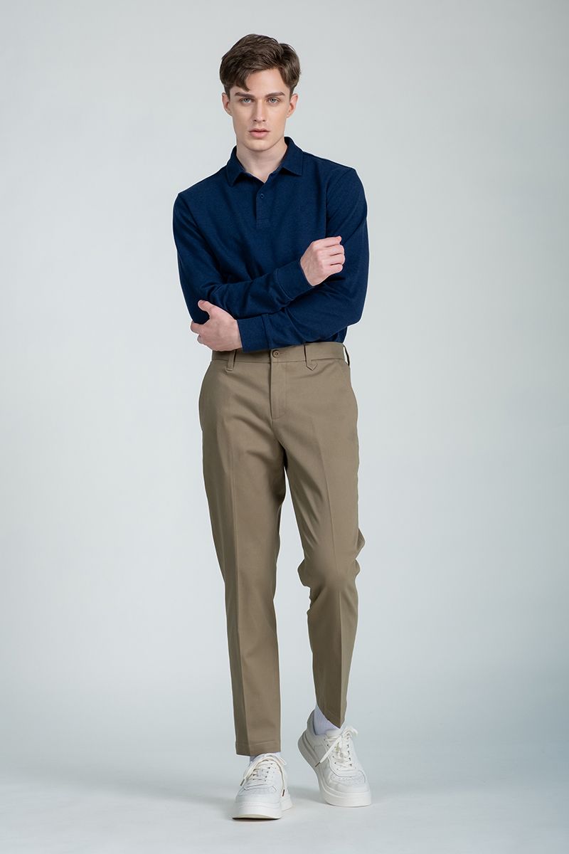Quần Khaki Nam Form Ôm KP25SS06T-NMWFSL