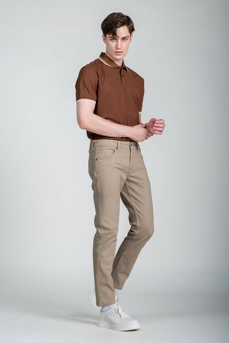 Quần Khaki Jeans Nam Form Ôm KP25SS08C-JN