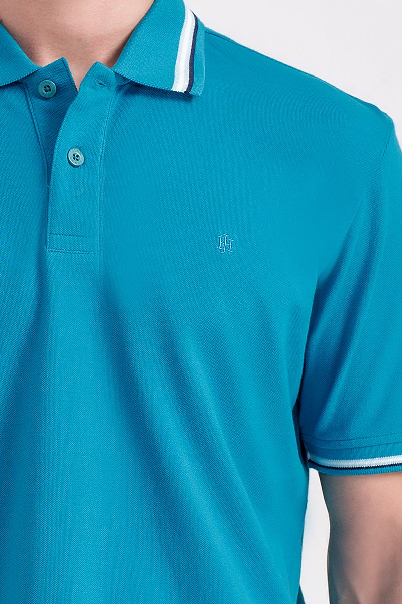 Áo thun có cổ tay ngắn trơn KS20FH37P-SC