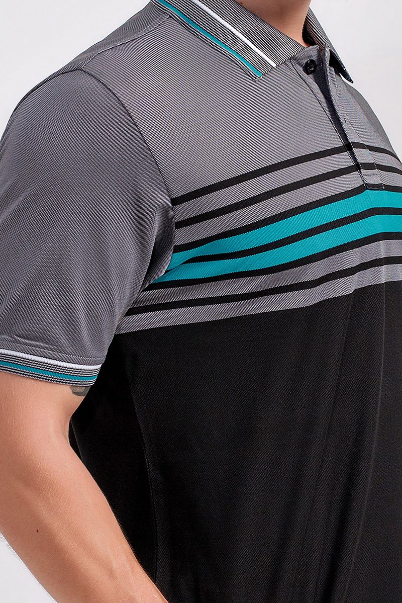 Áo thun có cổ họa tiết Icy Land KS20FH38C-SCHE