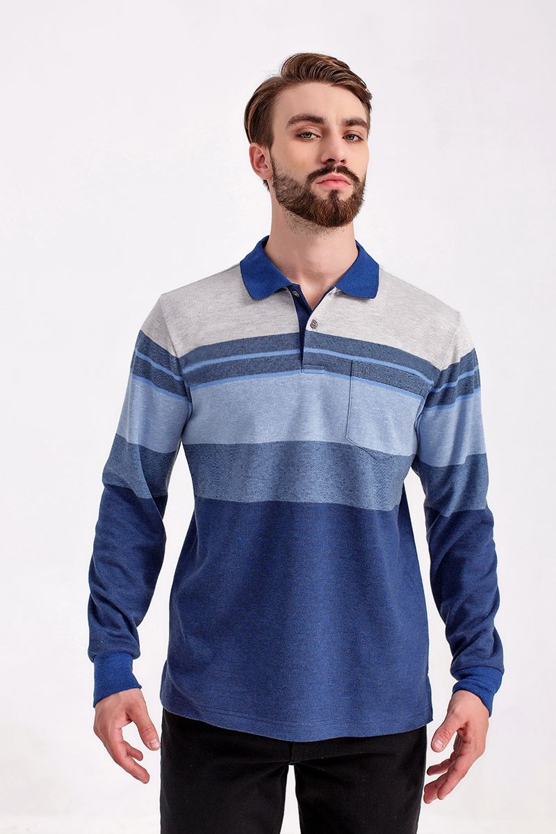 Áo thun có cổ tay dài sọc ngang KS20FH58P-LS