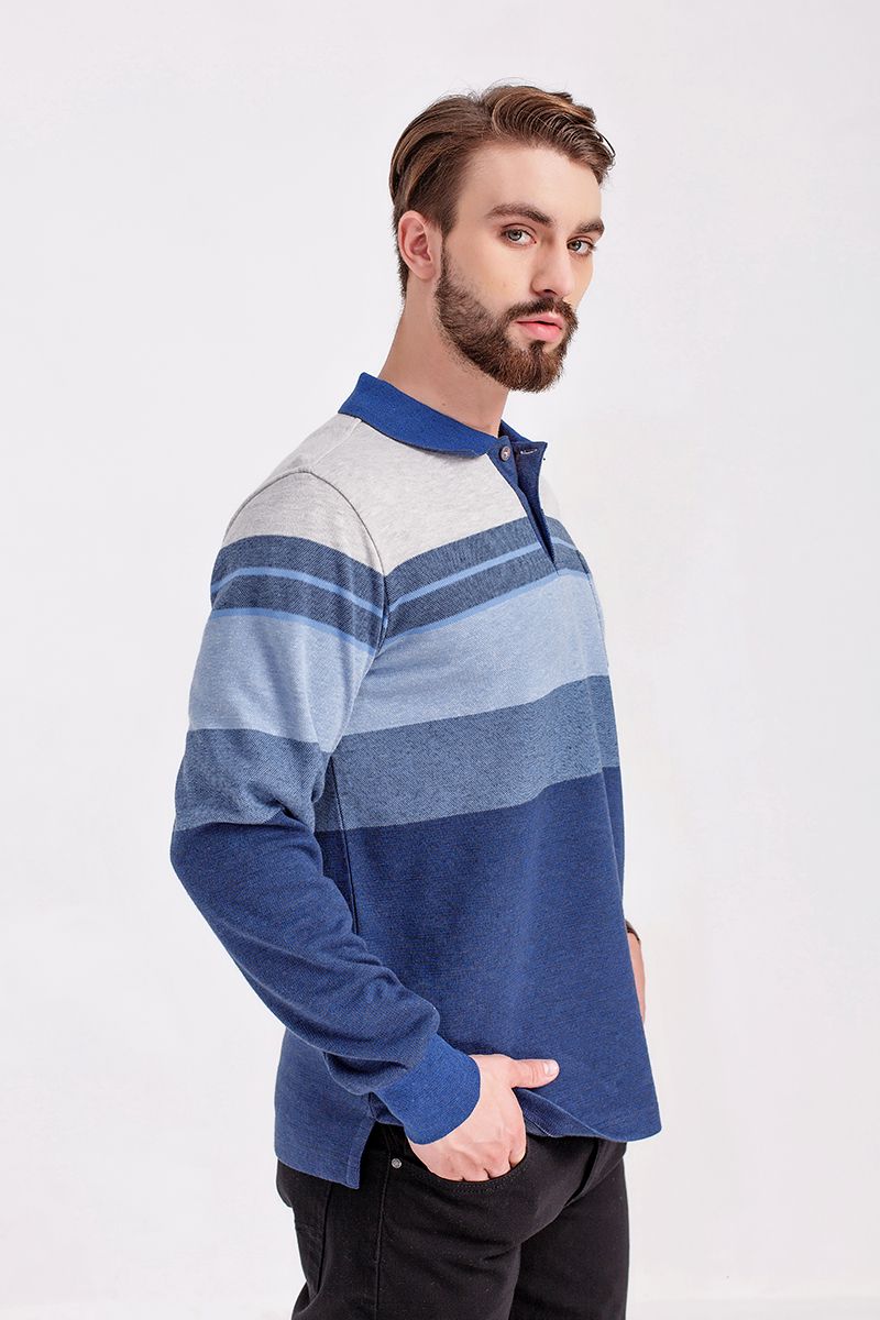 Áo thun có cổ tay dài sọc ngang KS20FH58P-LS