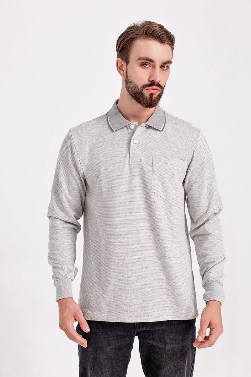Áo thun có cổ tay dài có túi KS20FH61T-LS