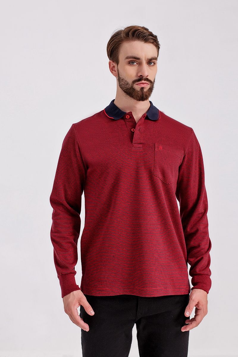 Áo thun có cổ tay dài có túi KS20FH61T-LS