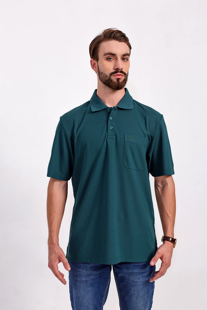 Áo thun form rộng trơn có túi KS20FH72C-SSWK