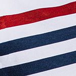 Áo thun có cổ tay ngắn sọc ngang KS20SS01P-SCHE