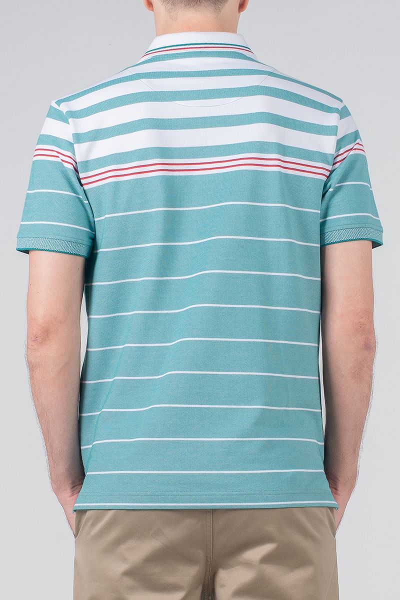 Áo thun có cổ tay ngắn sọc ngang KS20SS29C-SCHE