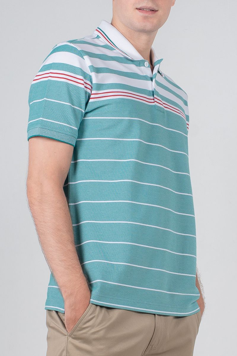Áo thun có cổ tay ngắn sọc ngang KS20SS29C-SCHE