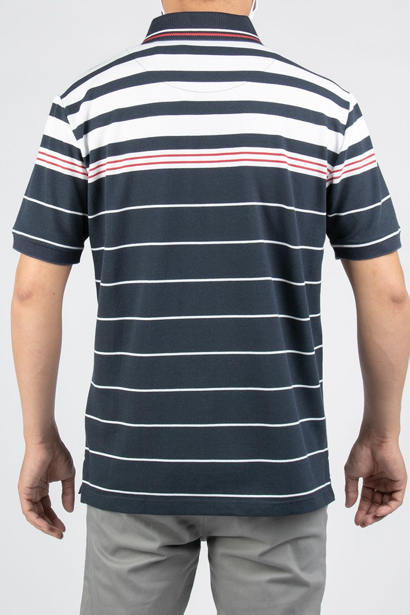 Áo thun có cổ tay ngắn sọc ngang KS20SS29C-SCHE