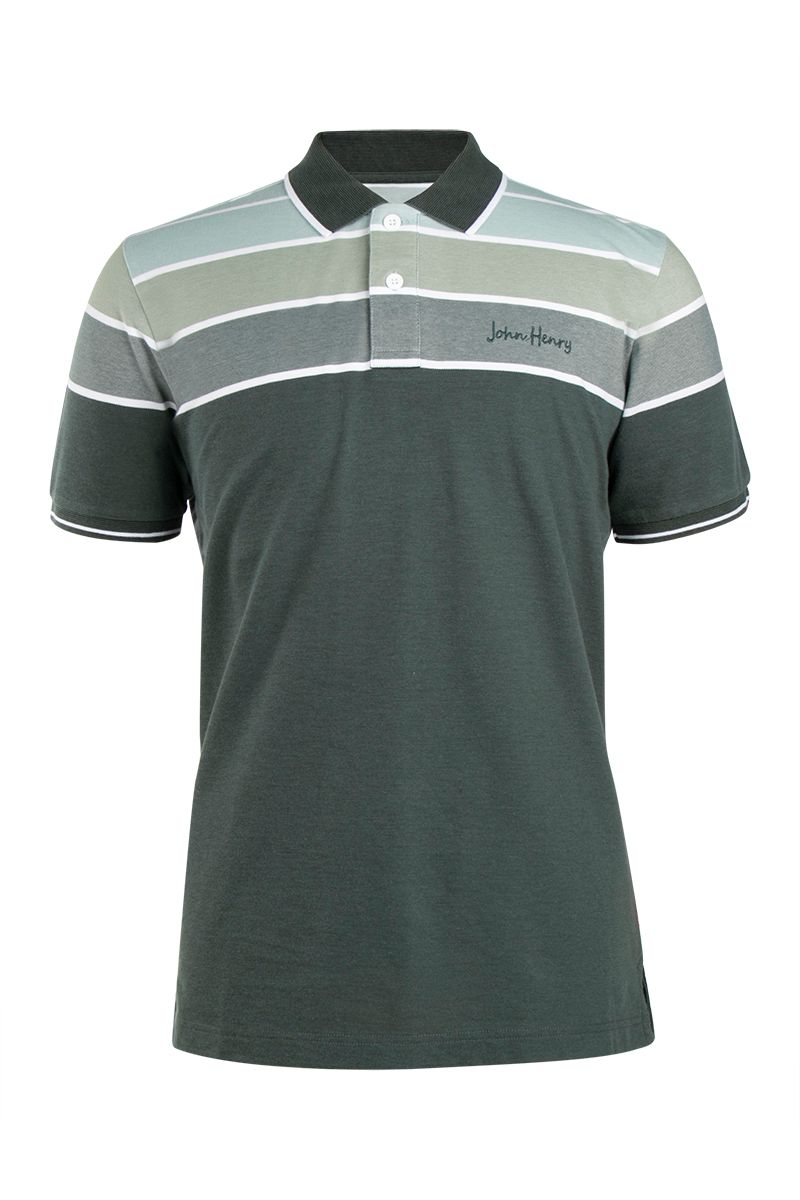 Áo thun có cổ tay ngắn sọc ngang KS20SS34P-SCHE