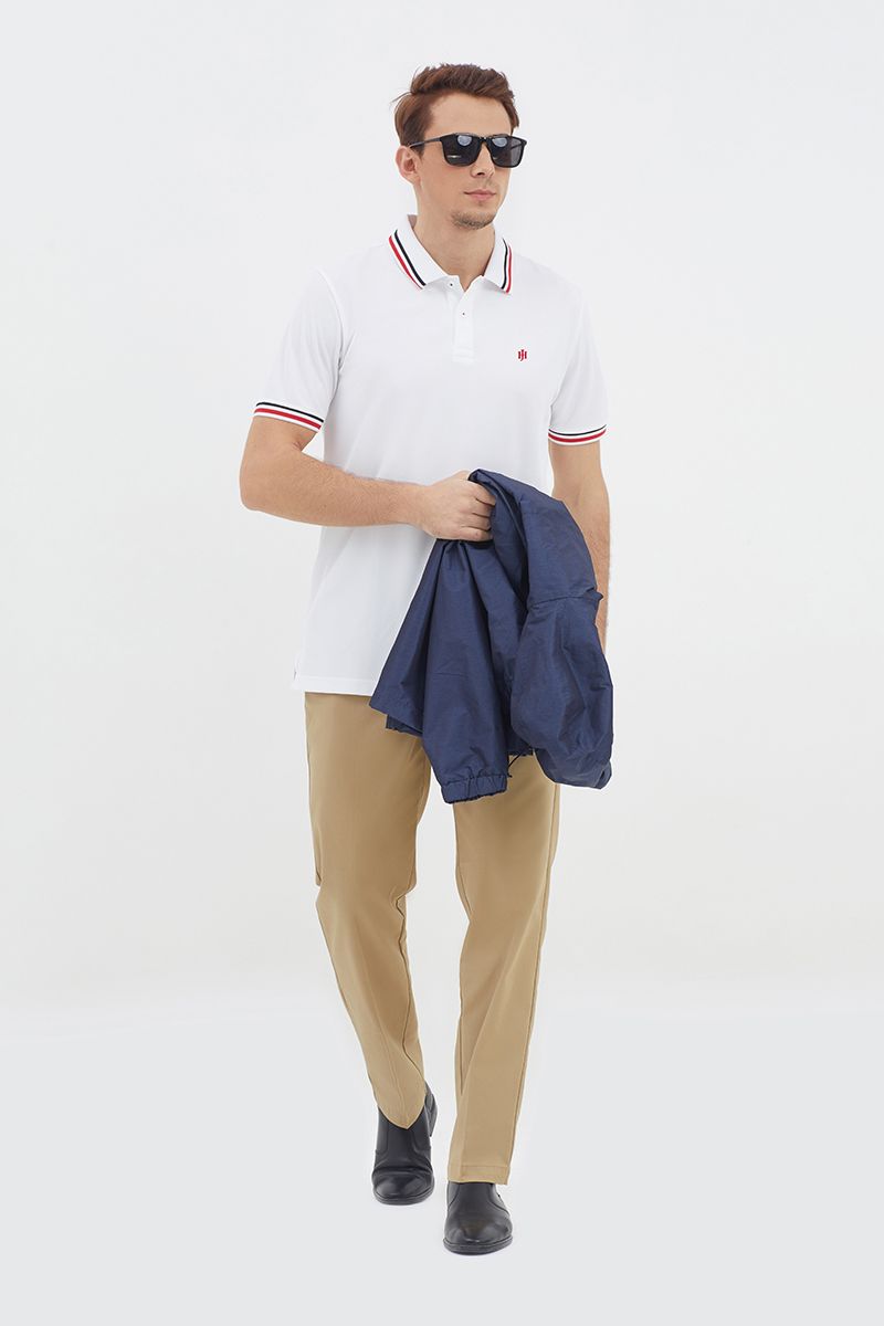 Áo thun cổ bẻ form vừa KS21FH95C-SCWK