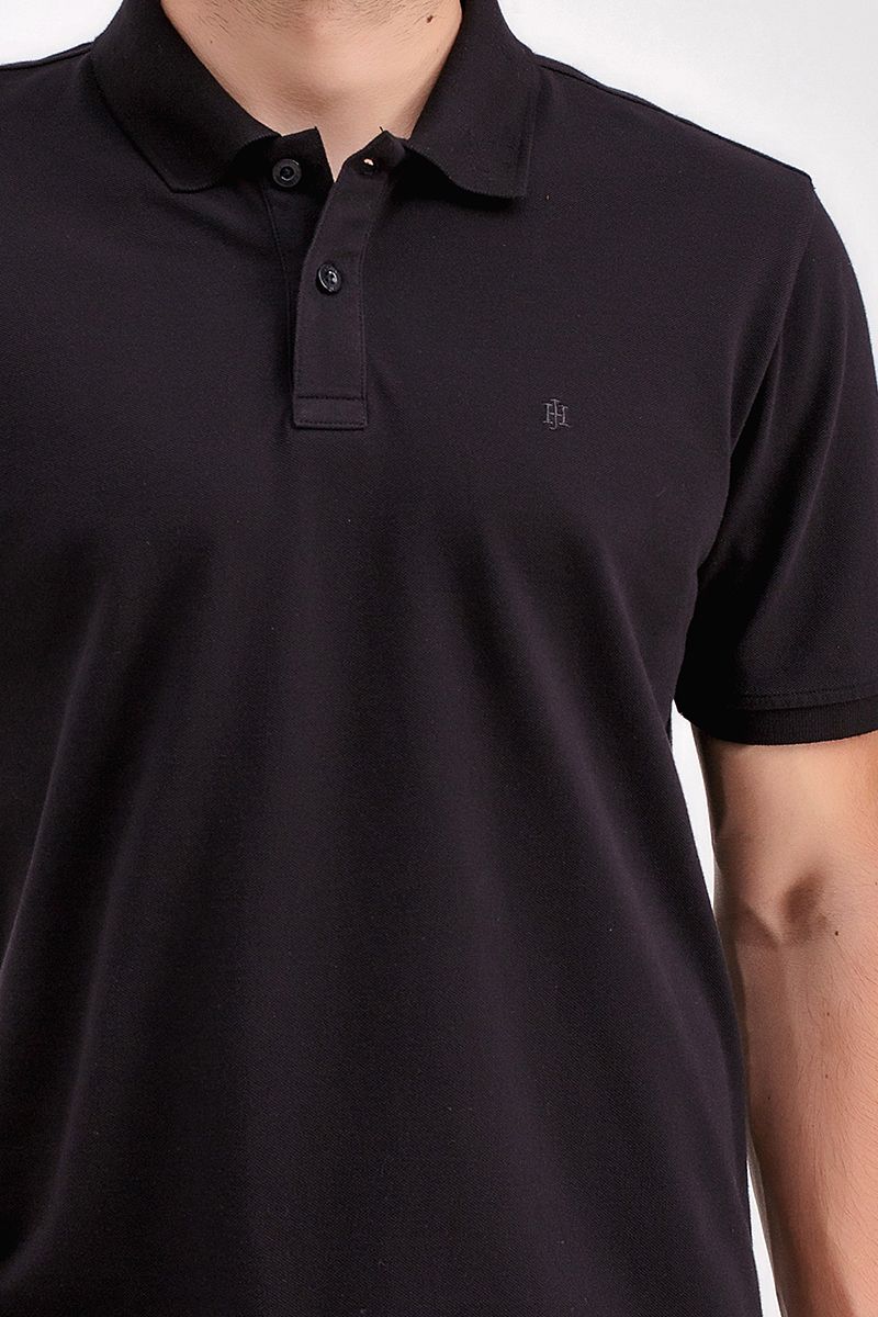 Áo thun cổ bẻ form vừa trơn KS21SS03C-SC