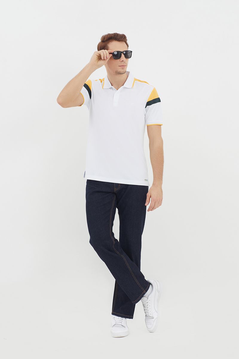 Áo thun cổ bẻ tay ngắn form vừa KS21SS07T-SCCP