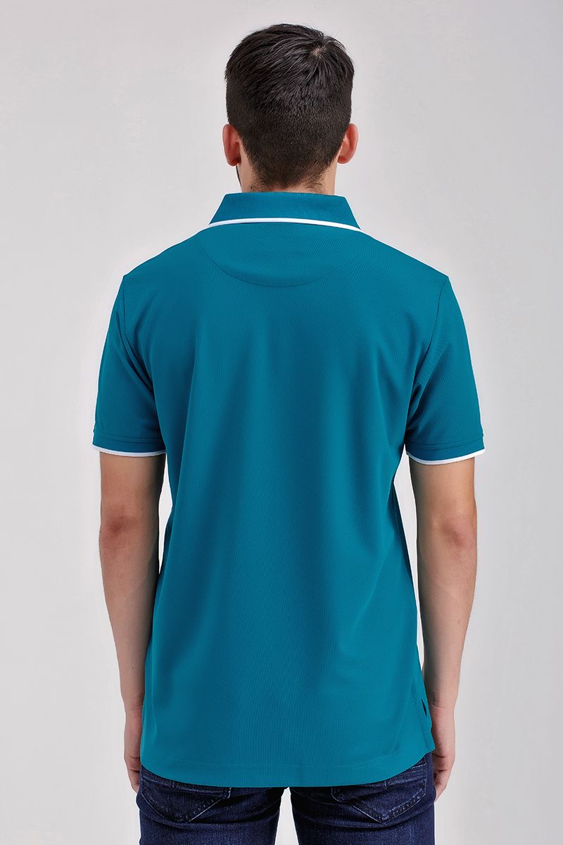 Áo thun cổ bẻ form vừa KS21SS12T-SCWK