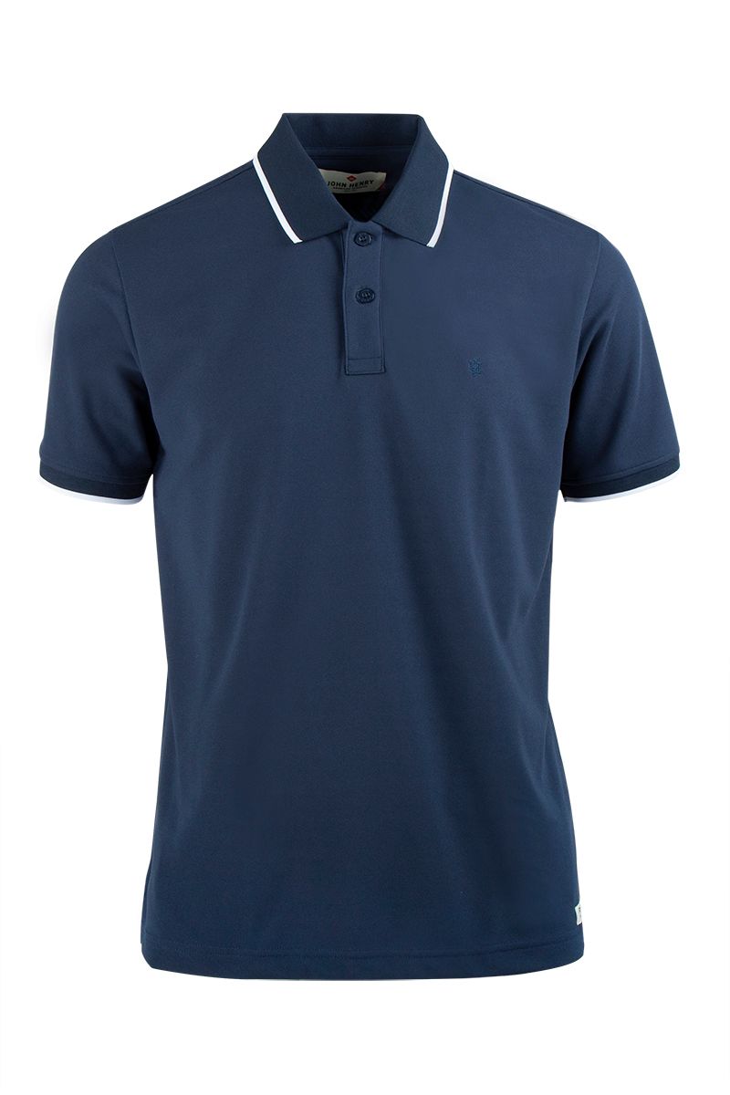 Áo thun cổ bẻ form vừa trơn KS21SS14T-SCWK