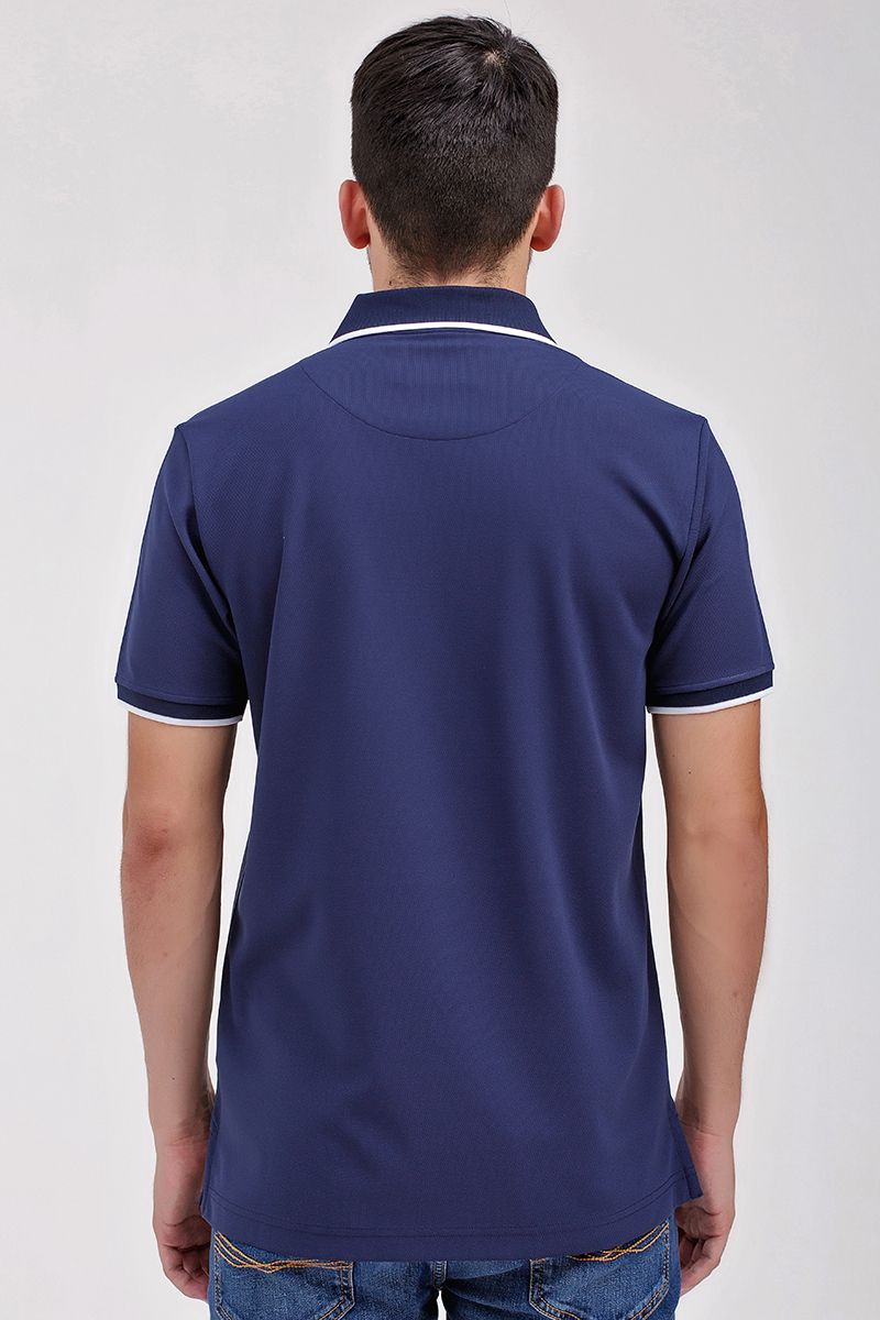Áo thun cổ bẻ form vừa trơn KS21SS14T-SCWK