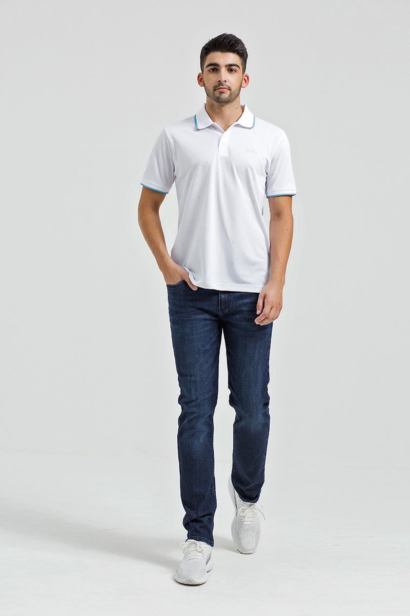 Áo thun cổ bẻ form vừa cao cấp KS21SS22T-SCHE