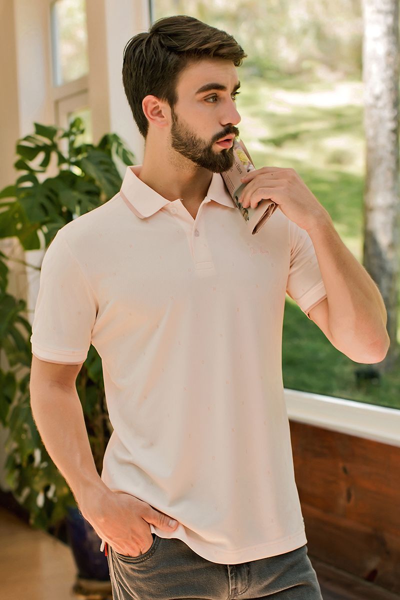 Áo thun cổ bẻ form vừa cao cấp KS21SS22T-SCHE
