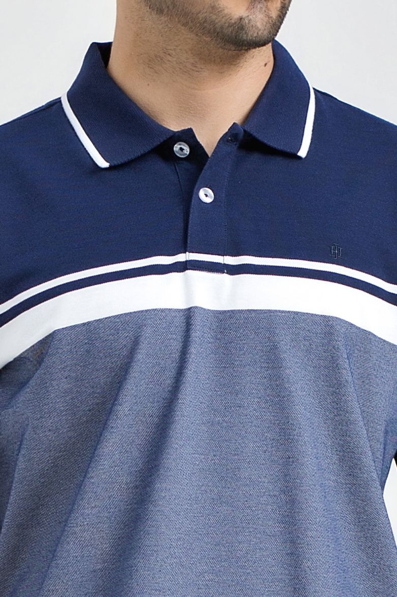 Áo thun cổ bẻ form vừa cao cấp KS21SS23T-SCHE