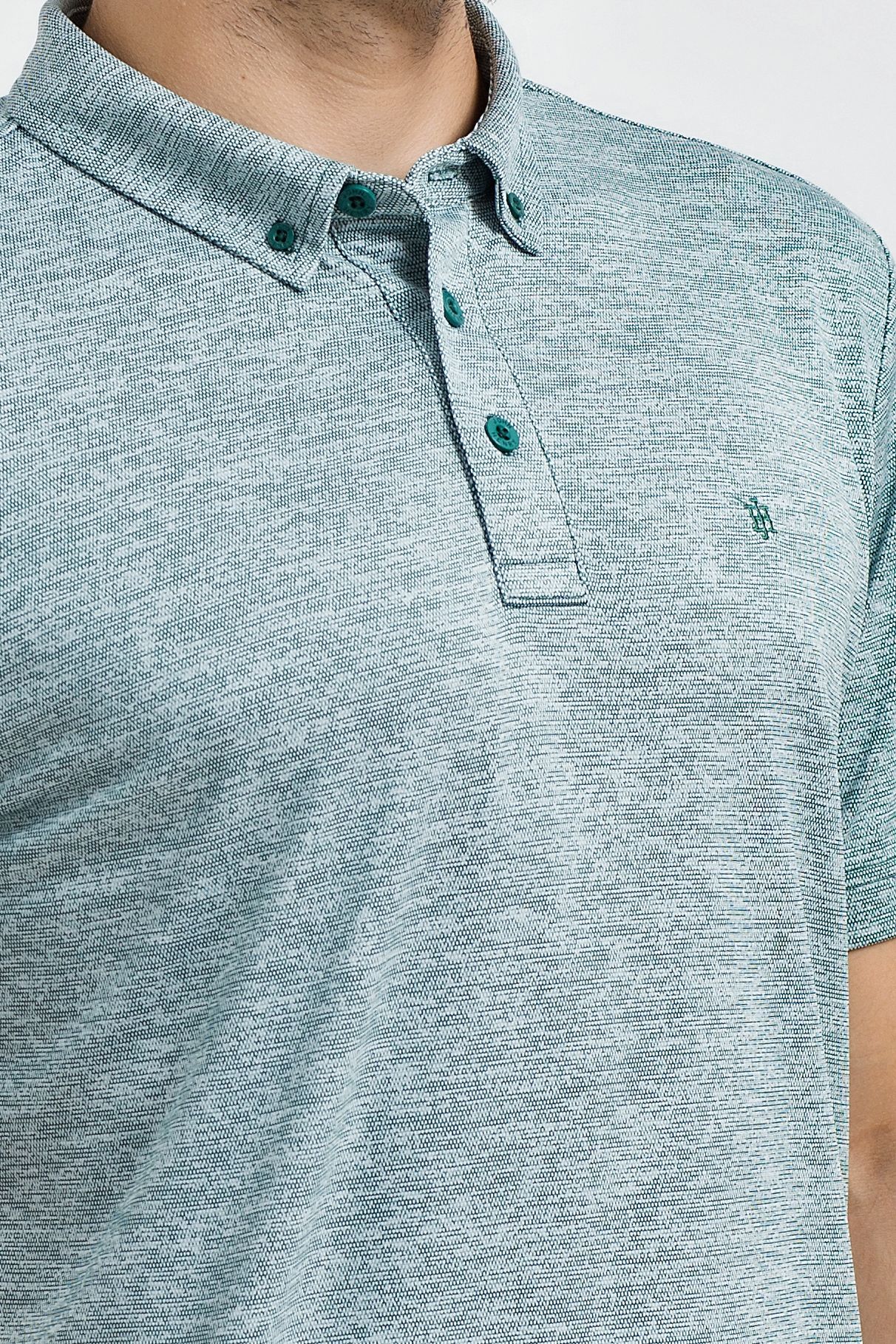 Áo thun cổ bẻ button-down form vừa KS21SS24C-SCCA