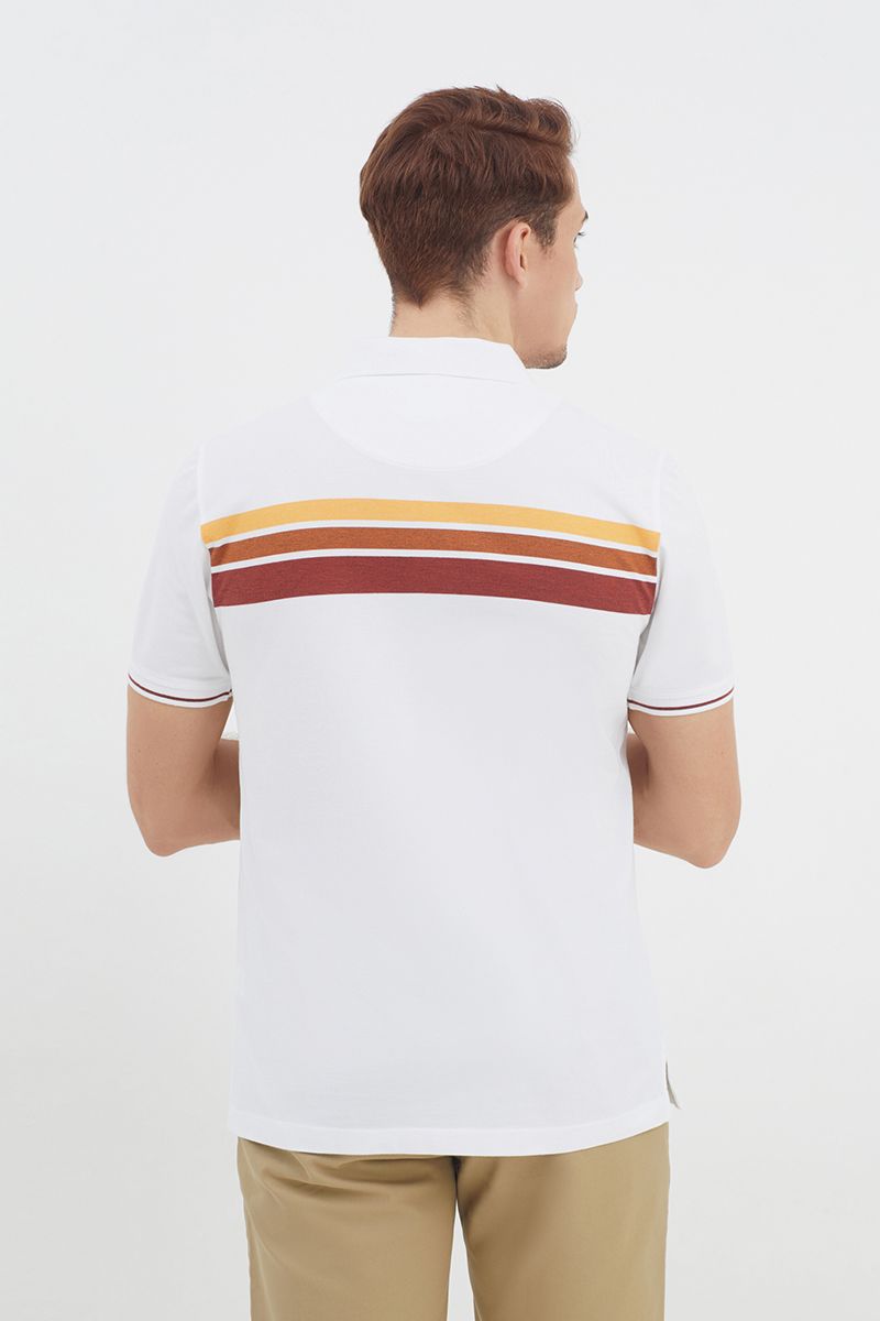 Áo thun cổ bẻ form vừa KS21SS38P-SCHE