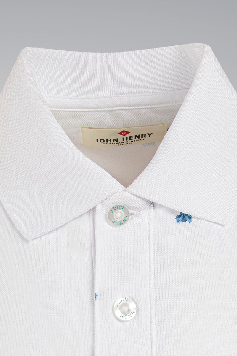 Áo thun cổ bẻ form vừa KS21SS39C-SCHE