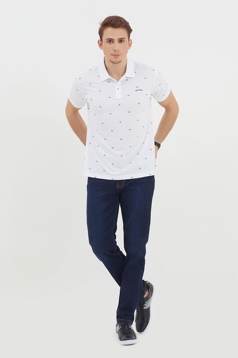 Áo thun có cổ tay ngắn form vừa KS21SS42T-SCHE